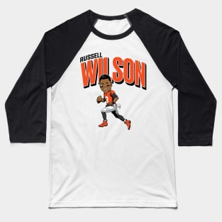 Russell Wilson Caricature Baseball T-Shirt